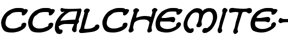 CCAlchemite Medium Italic.ttf