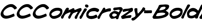 CCComicrazy Bold Italic.ttf