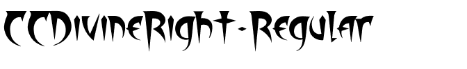CCDivineRight Regular.ttf