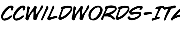 CCWildWords Medium Italic.ttf