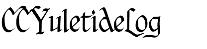 CCYuletideLog Medium.ttf
