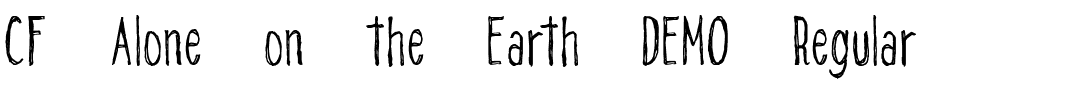 CF Alone on the Earth DEMO Regular.ttf