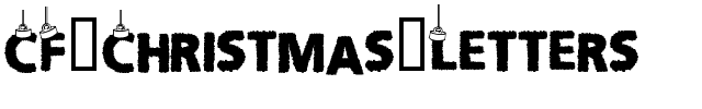 CF Christmas Letters Regular.ttf