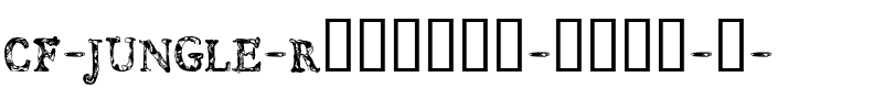 CF JUNGLE Regular.ttf