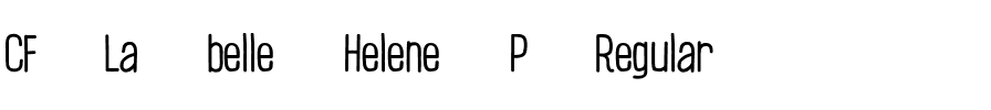 CF La belle Helene P Regular.ttf