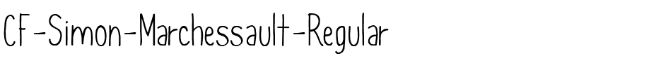 CF Simon Marchessault Regular.ttf