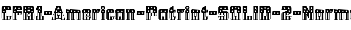 CFB1 American Patriot SOLID 2 Regular.ttf