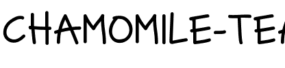 CHAMOMILE TEA Regular.otf