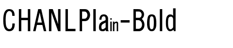 CHANLPlain Bold.ttf