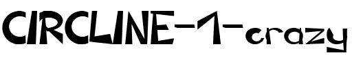 CIRCLINE 1 crazy.ttf
