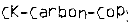 CK Carbon Copy Regular.ttf