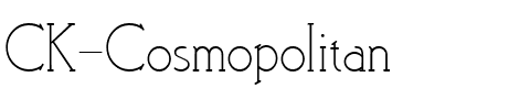 CK Cosmopolitan Regular.ttf