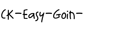 CK Easy Goin’ Regular.ttf