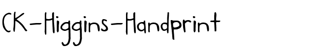 CK Higgins Handprint Regular.ttf