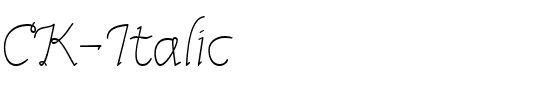 CK Italic Regular.ttf