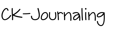 CK Journaling Regular.ttf