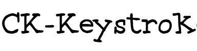 CK Keystroke Regular.ttf