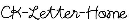 CK Letter Home Regular.ttf