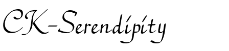 CK Serendipity Regular.ttf