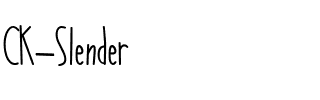 CK Slender Regular.ttf