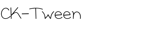 CK Tween Regular.ttf