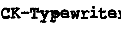 CK Typewriter Regular.ttf