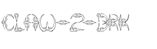 CLAW 2 BRK Regular.ttf