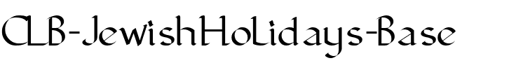 CLB-JewishHolidays-Base Regular.ttf