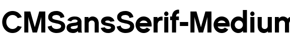 CM Sans Serif 2012 Medium.ttf