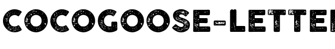 COCOGOOSE LETTERPRESS Regular.ttf