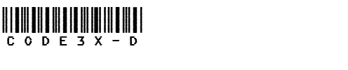 CODE3X D.ttf