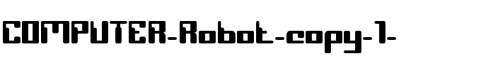COMPUTER Robot Normal.ttf
