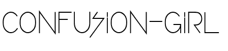 CONFUSION GIRL Normal.ttf