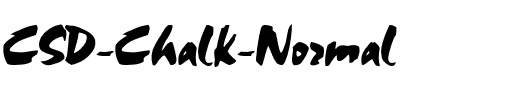 CSD-Chalk-Normal Regular.ttf