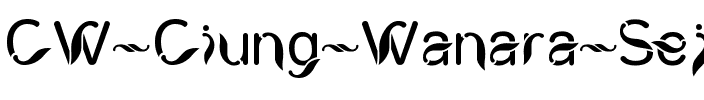 CW Ciung Wanara Sejati.ttf