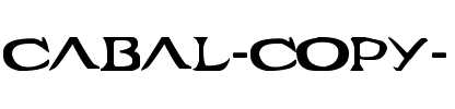 Cabal Normal.ttf