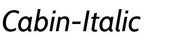 Cabin Italic.ttf