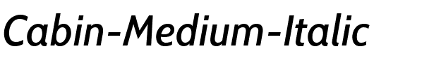 Cabin Medium Italic.ttf