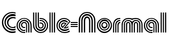 Cable Normal.ttf