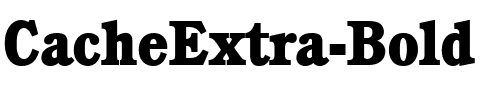 CacheExtra Bold.ttf