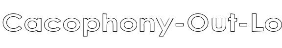 Cacophony Out Loud Regular.ttf