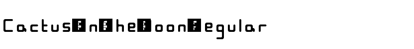 Cactus On The Moon Regular.ttf