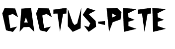 Cactus Pete Regular.ttf