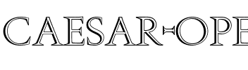 Caesar Open Regular.ttf