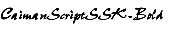 CaimanScriptSSK Bold.ttf