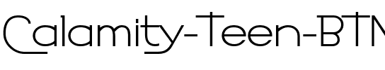 Calamity Teen BTN Regular.ttf