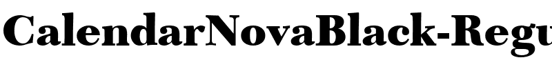 CalendarNovaBlack Regular.ttf