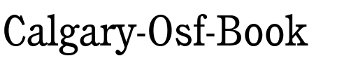 Calgary-Osf Book.ttf
