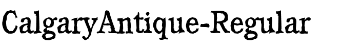 CalgaryAntique Regular.ttf