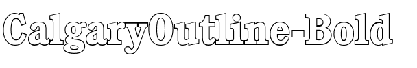 CalgaryOutline Bold.ttf